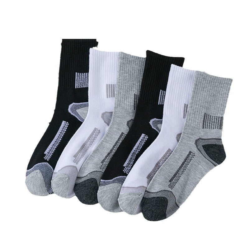 Chaussettes longues de sport rayée