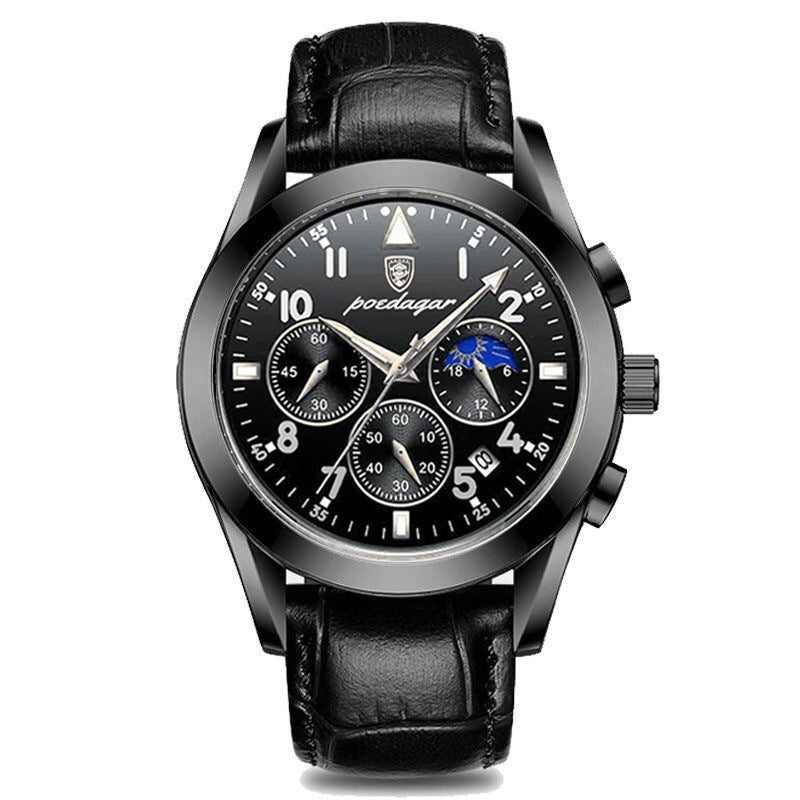 Black Tech Men's Watch Korean Student Fashion