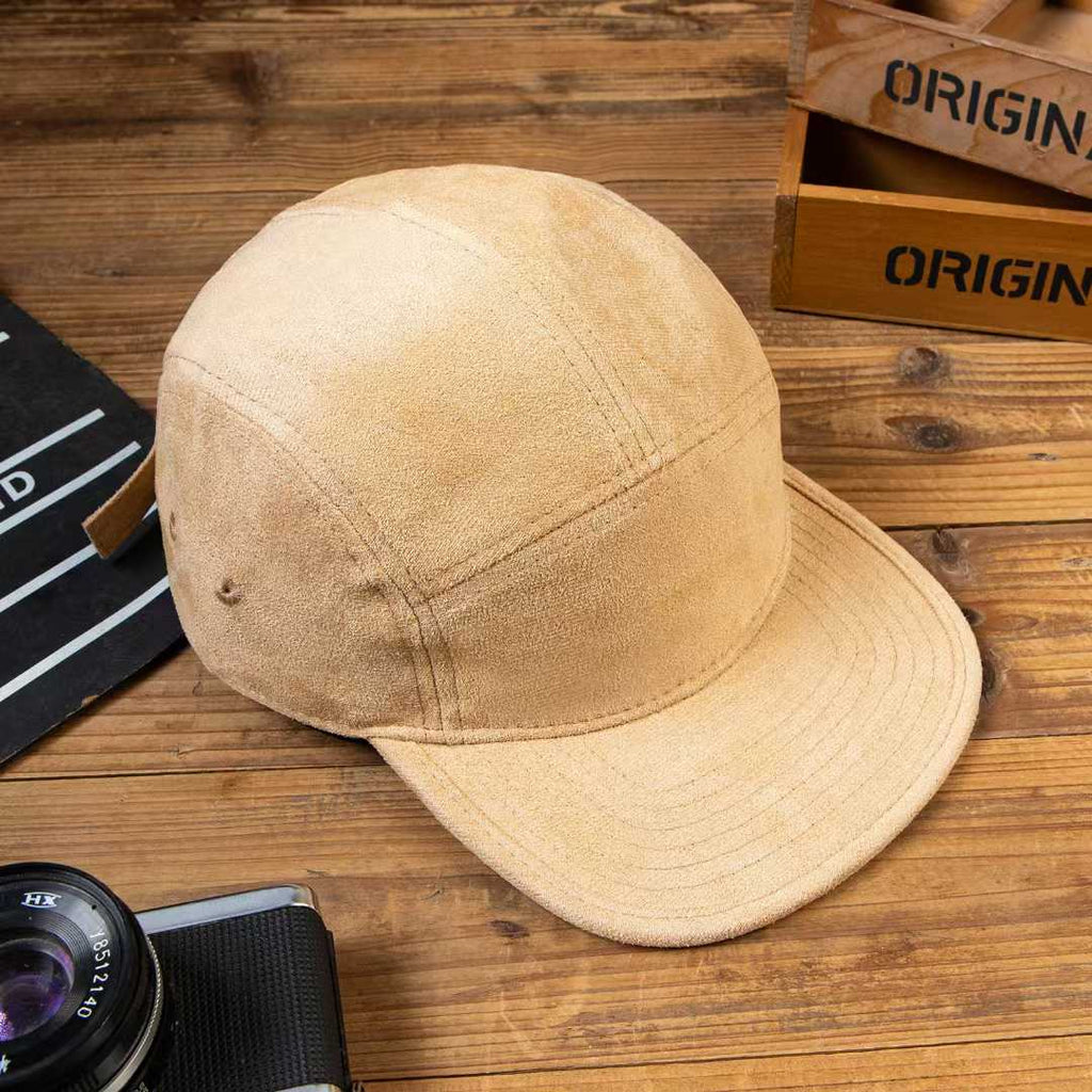Hommes et femmes Solid-color Soft-top élégant Casual Short-brim Casquettes de baseball pour les couples