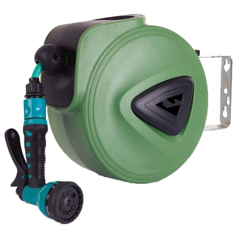 Qiya Automatique Retractable Reel Water Drum Bobbin Winder Outils pneumatiques 10 M PVC Wat