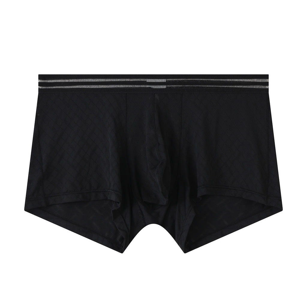 Slip de boxeur en silk glacé homme respirant et frais pour le sport