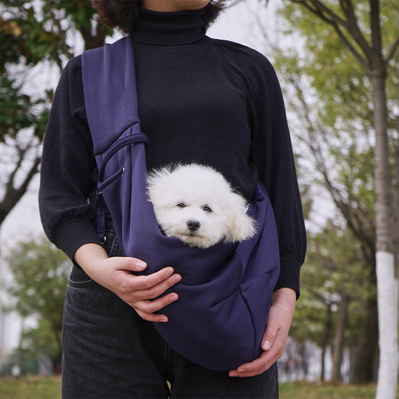 Polyester Pet Crossbody Sac avec poches