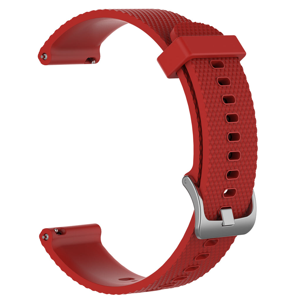 Bracelet de sport en acier silicone texturé