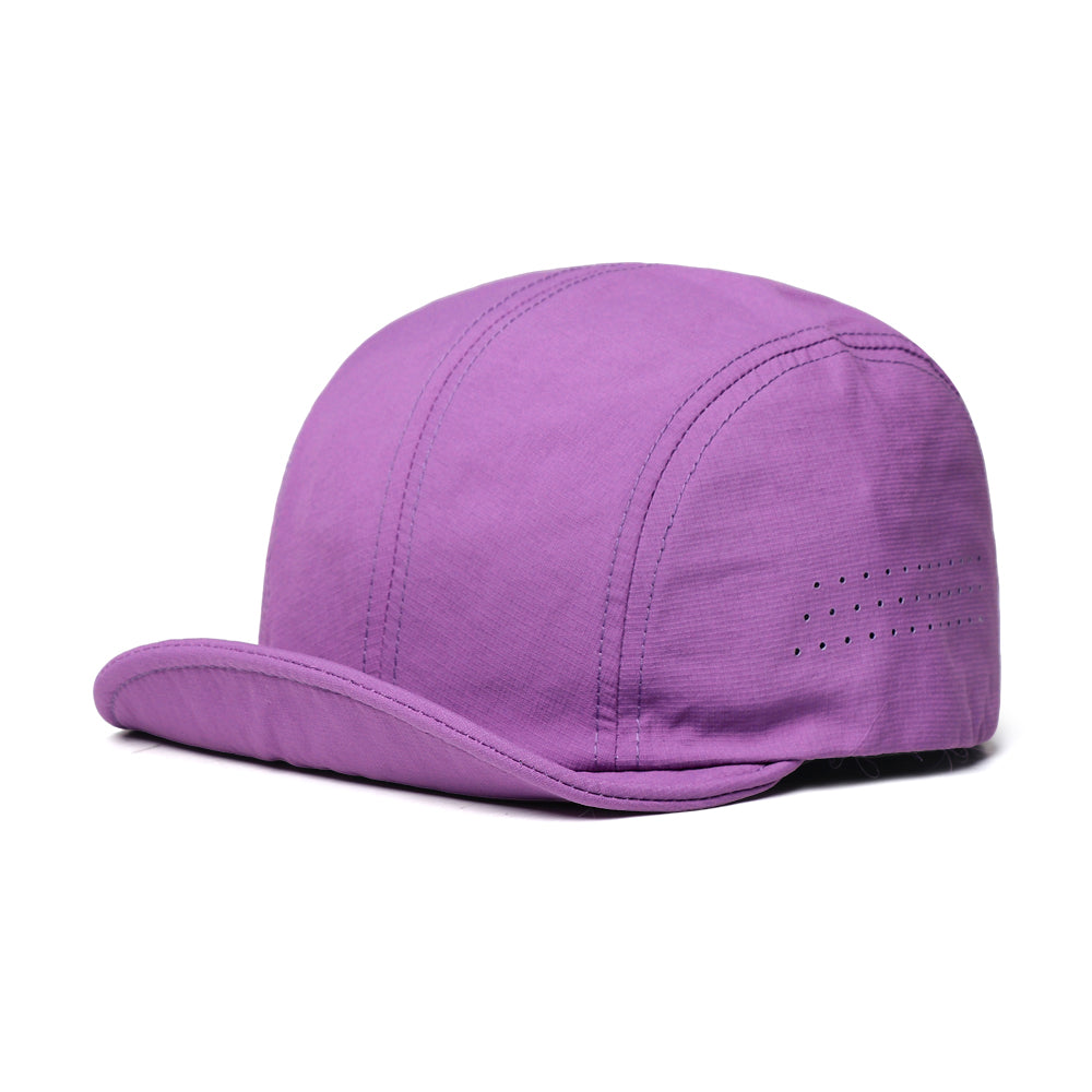 L'été pour hommes et pour femmes Solide-colore Soft-brim Breaking Side-hole Simple Style Casual