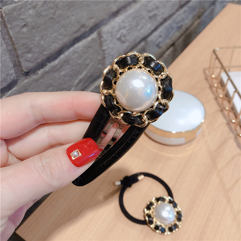 Cheveux Trim Clip Printemps Fragrance Perle Cheveux Clip Bangs Clip Student Accessoires capillaires