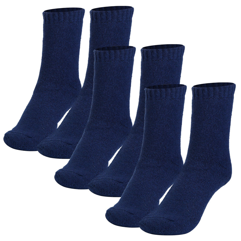 3 Options de couleur -- 3 paires hommes Chaussettes chaudes en laine Soft Cozy Chaussettes thermiques d'hiver pour les hommes