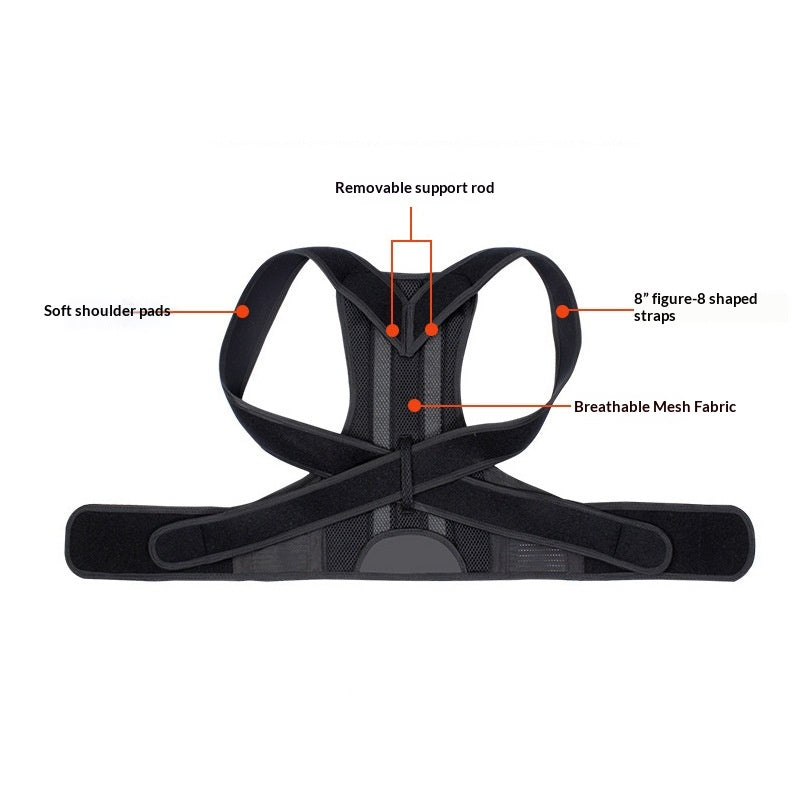 Correcteur de posture anti-funchback pour hommes et femmes