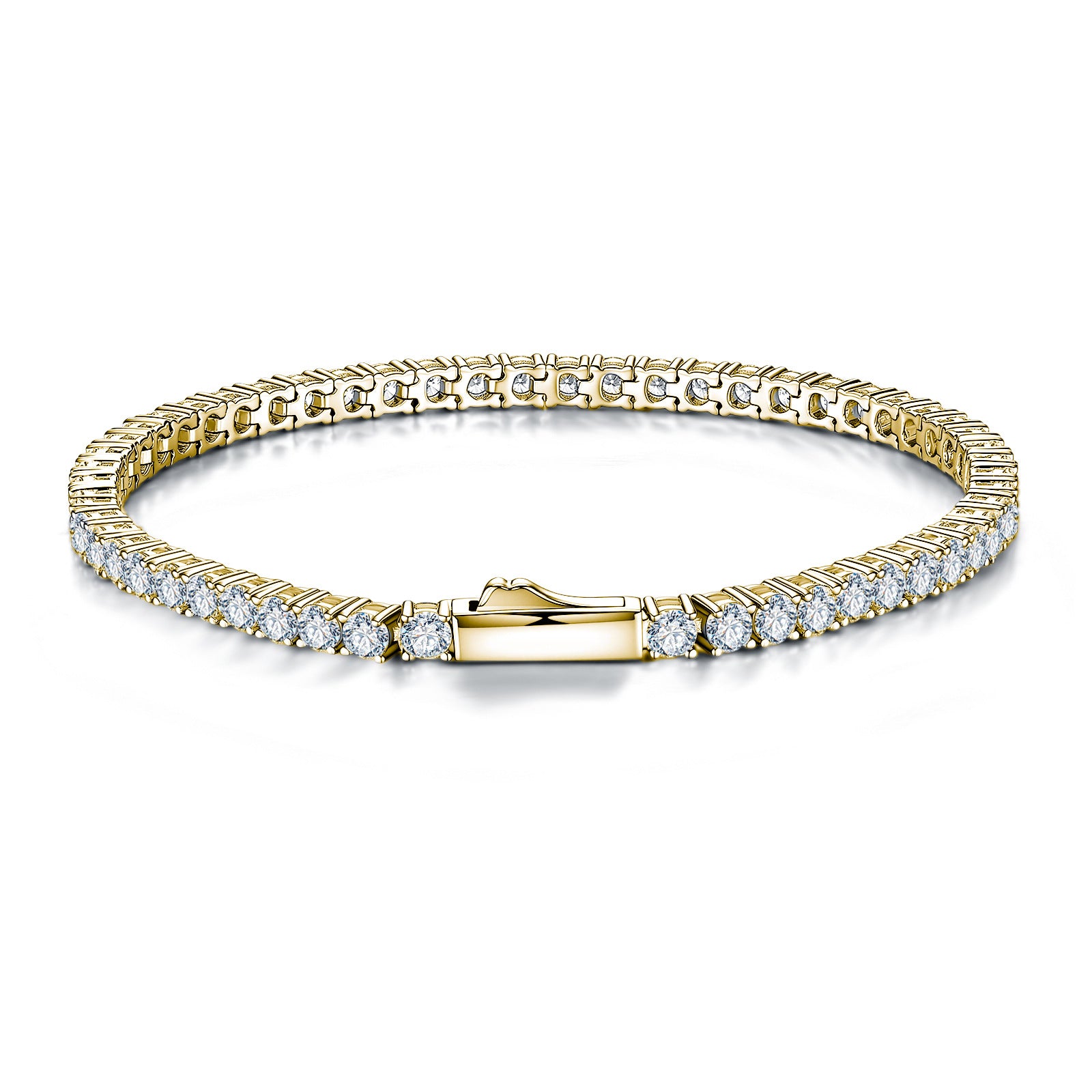 Bracelet de tennis Mozanite pour femmes