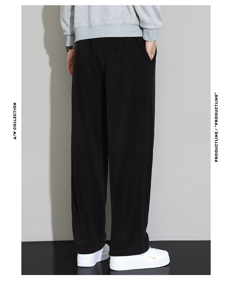 Pantalon casual en cachemire pour hommes d'hiver