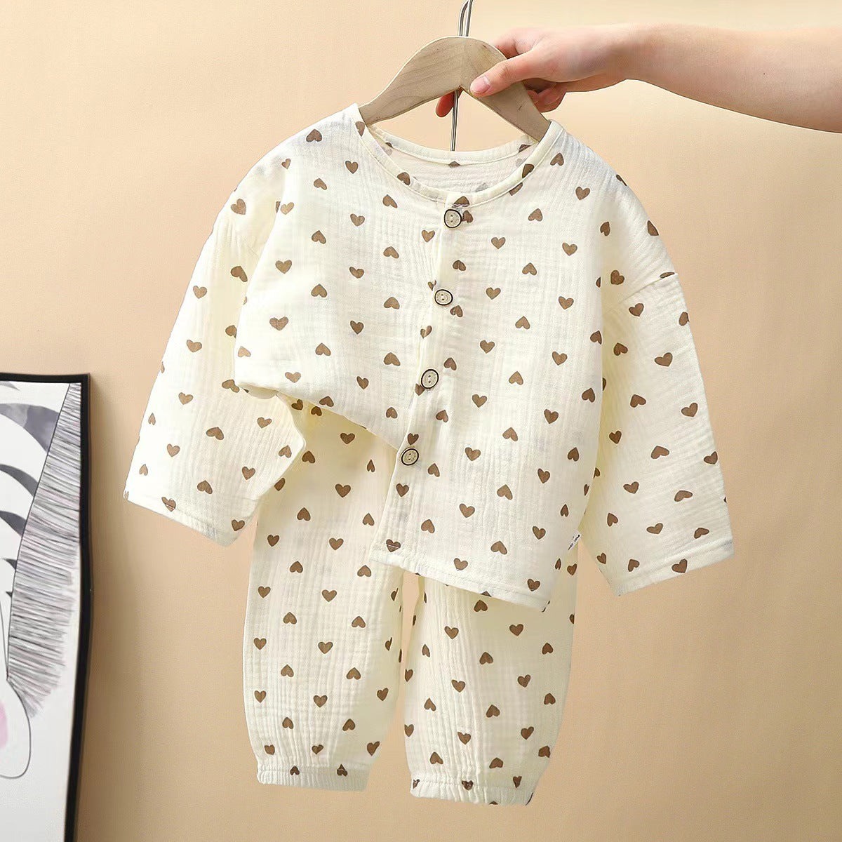Set de pyjama pour enfants en coton cartoon
