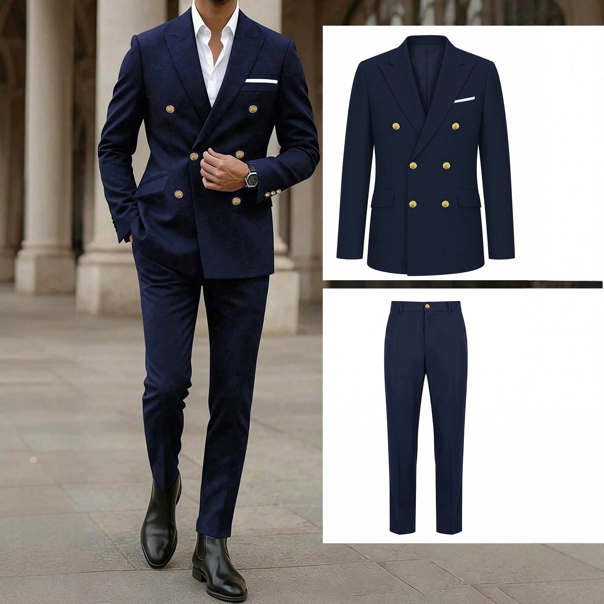 Ensemble de costumes plats pour hommes