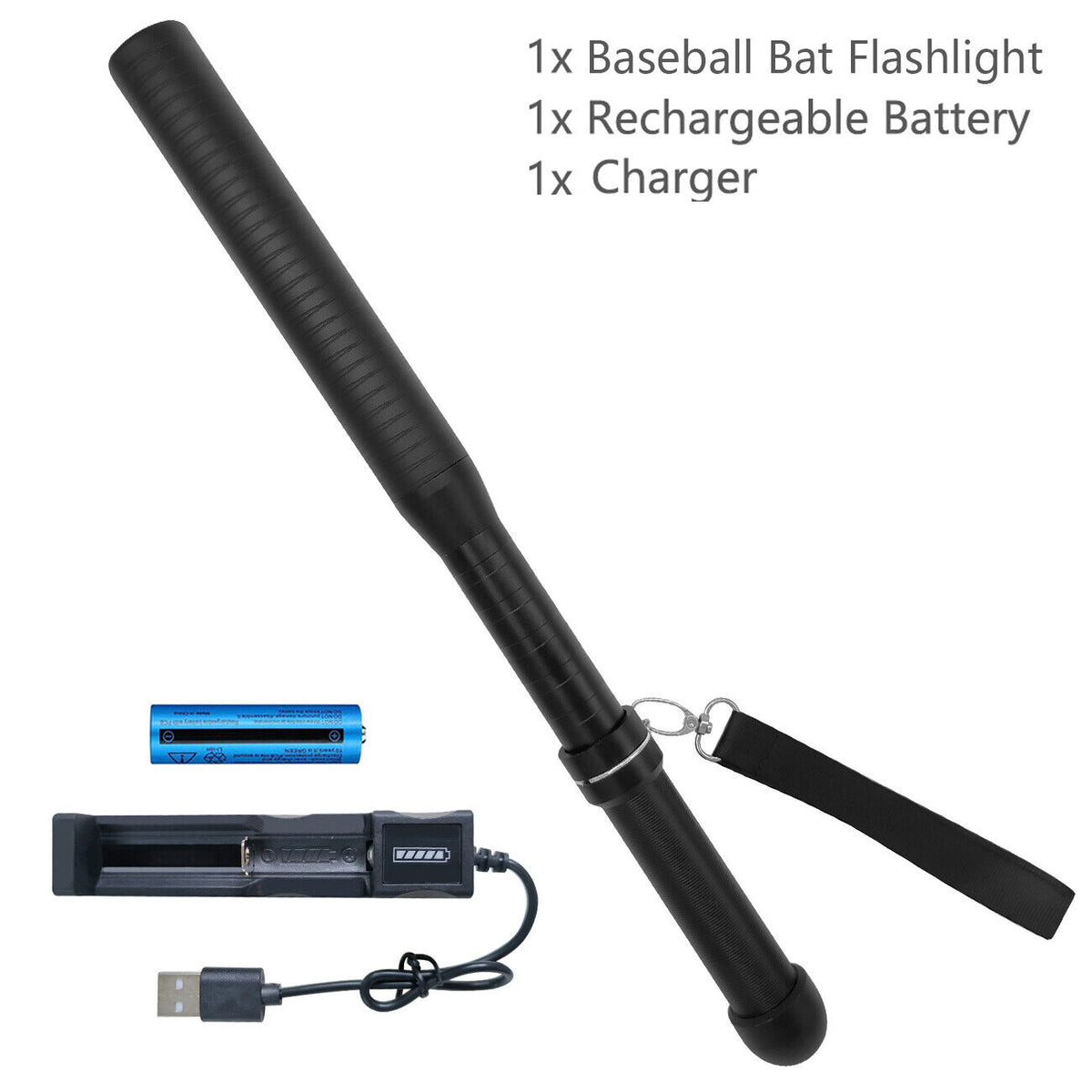 17.3in lampe de poche de torche LED Bright 3 modes Lampe de sécurité d'urgence