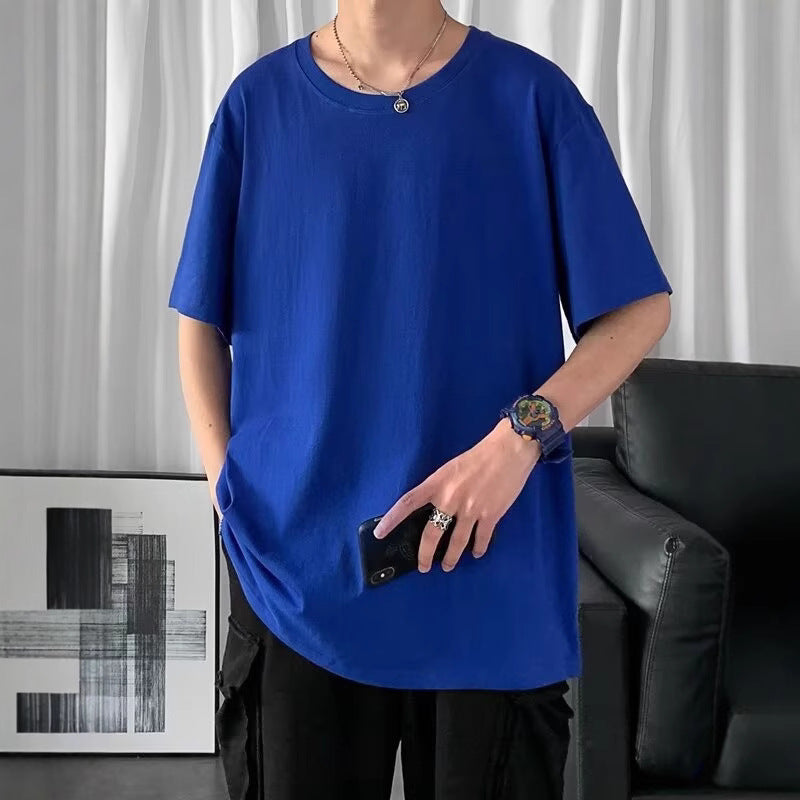 T-shirt à manches courtes de couleur candy pour homme