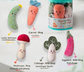 Cartoon Légumes et Fruits set Hand-Rattle Jouet bébé pour les mois d'entraînement de Grasping