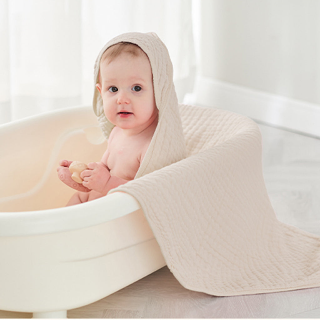 Serviette de bain à capuche 6 couches pour enfants