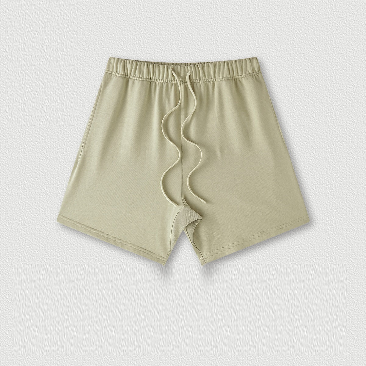 Couleur de la Terre Style de base Short en coton moyen et grand pour enfants