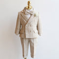 Robe formelle de garçon fille de fleur costume britannique