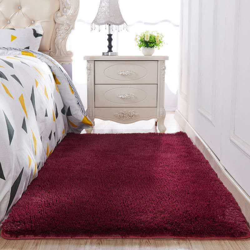 Chambre à coucher de tapis en laine de soie