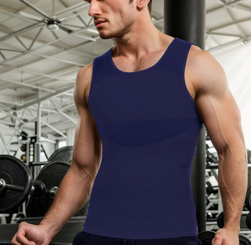 Transfrontal European and American Factory Ventes directes en stock Corps masculin Haping Vest Hi