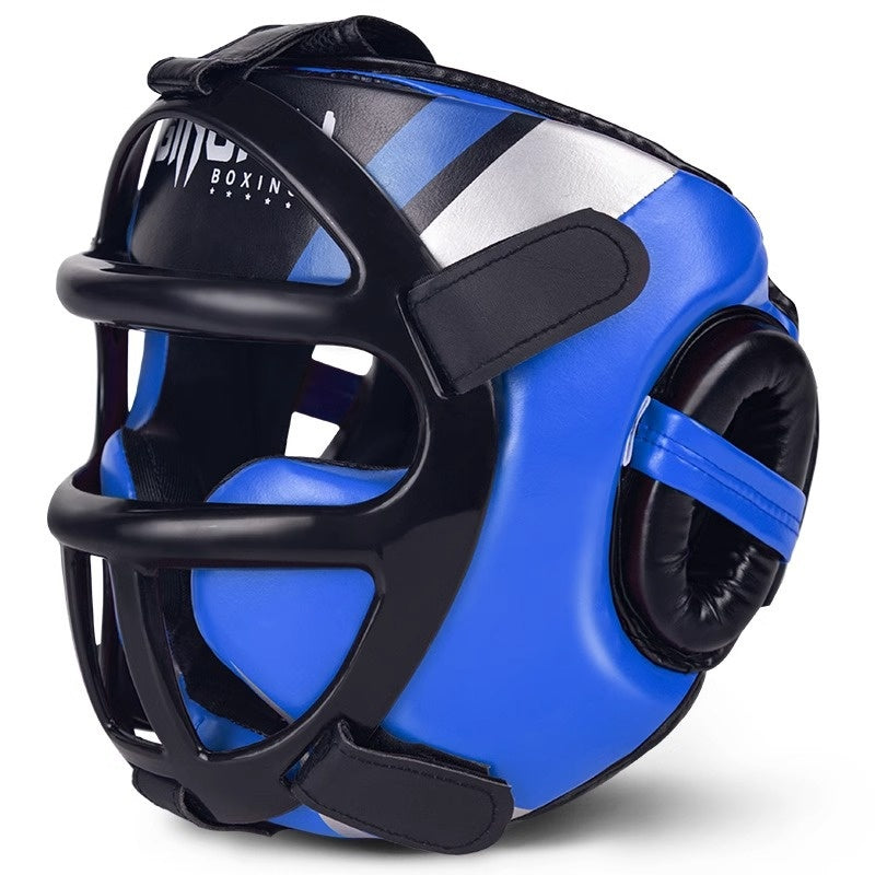 Casque de protection complète pour Kickboxing Sanshou et Taekwondo