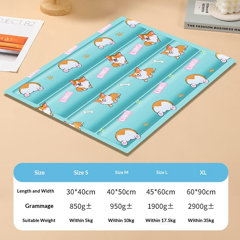 Coussin de gel de glace de refroidissement de chien