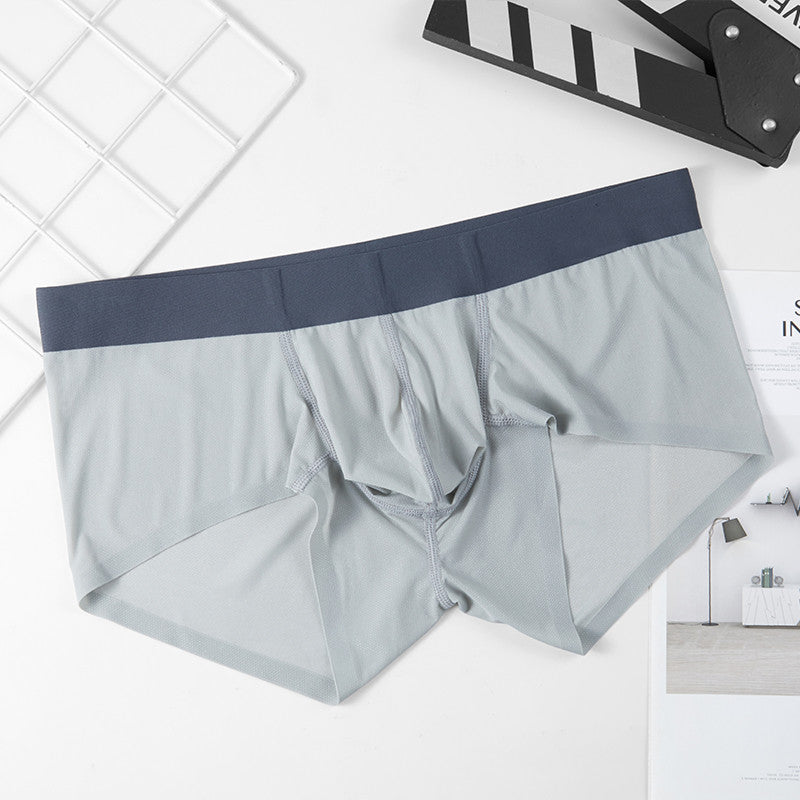 Sous-vêtements en soie de glace pour hommes été