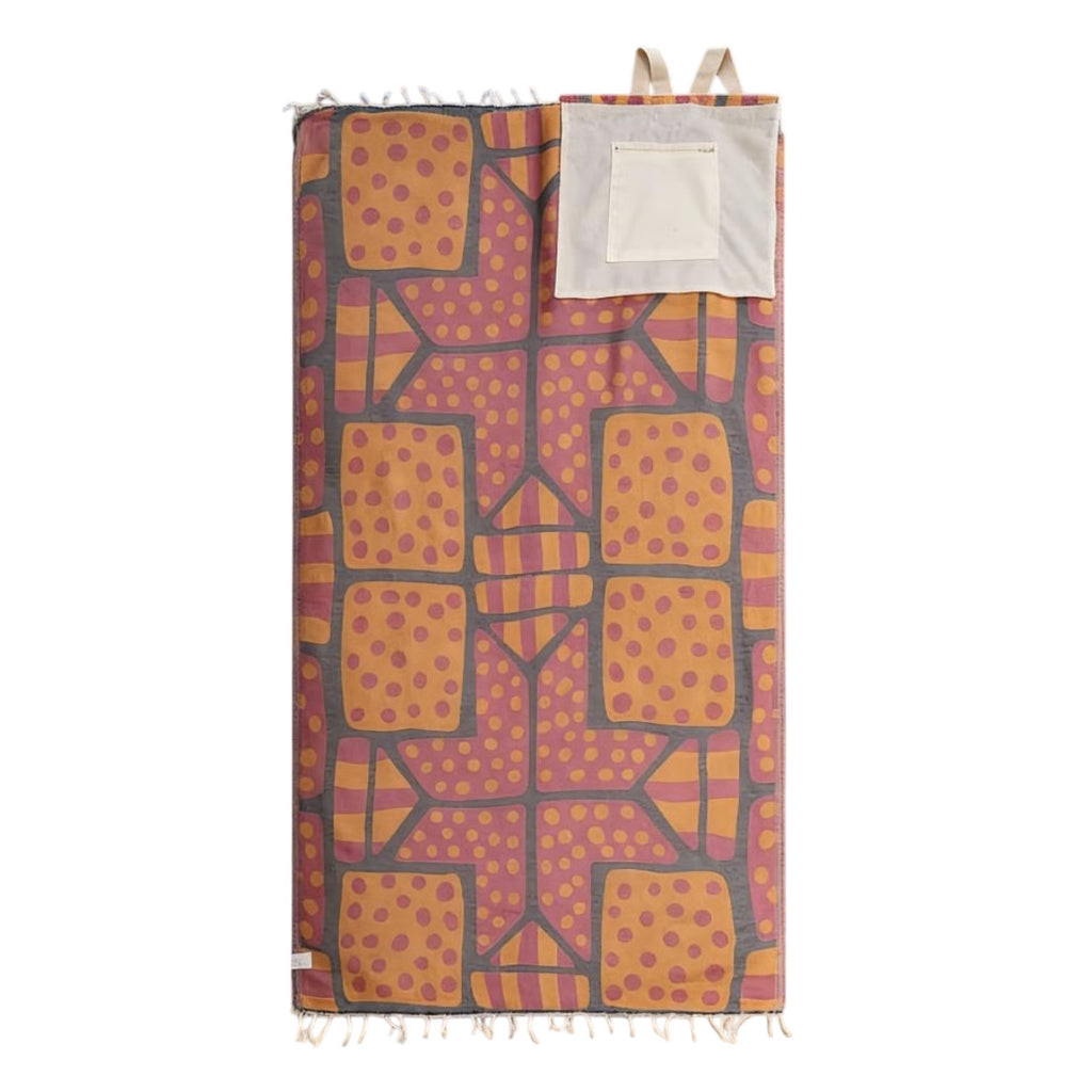 Sac de serviette de plage convertible 2-en-1 élégant