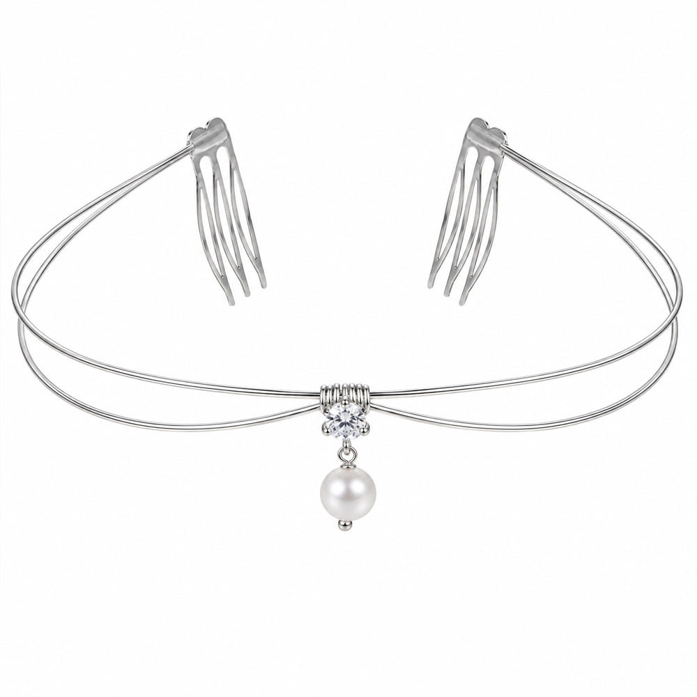 Retro Pearl Strass Headband Accessoire capillaire pour femmes