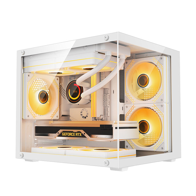 Bureau Matx carte mère côté verre transparent châssis Diy Shell