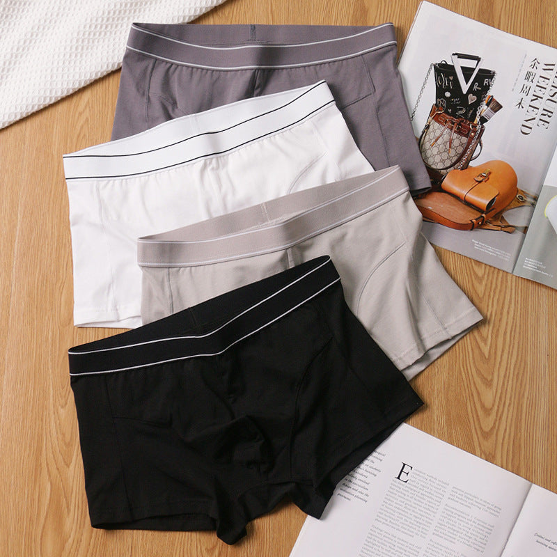 Sous-vêtements pour hommes Boxer en coton purifié doux et respirant