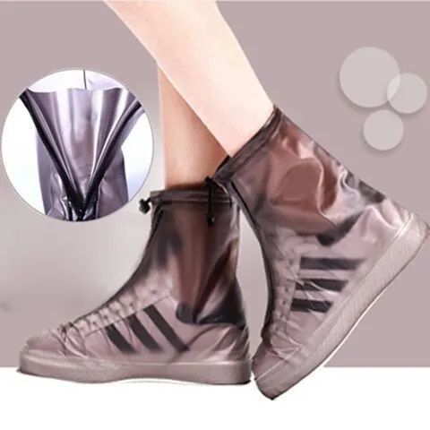 Couverture de bottes de pluie en silicone épaississante et résistante à l'usure