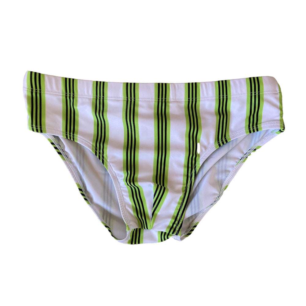 Slips de bain rayés Simple Trois dimensions