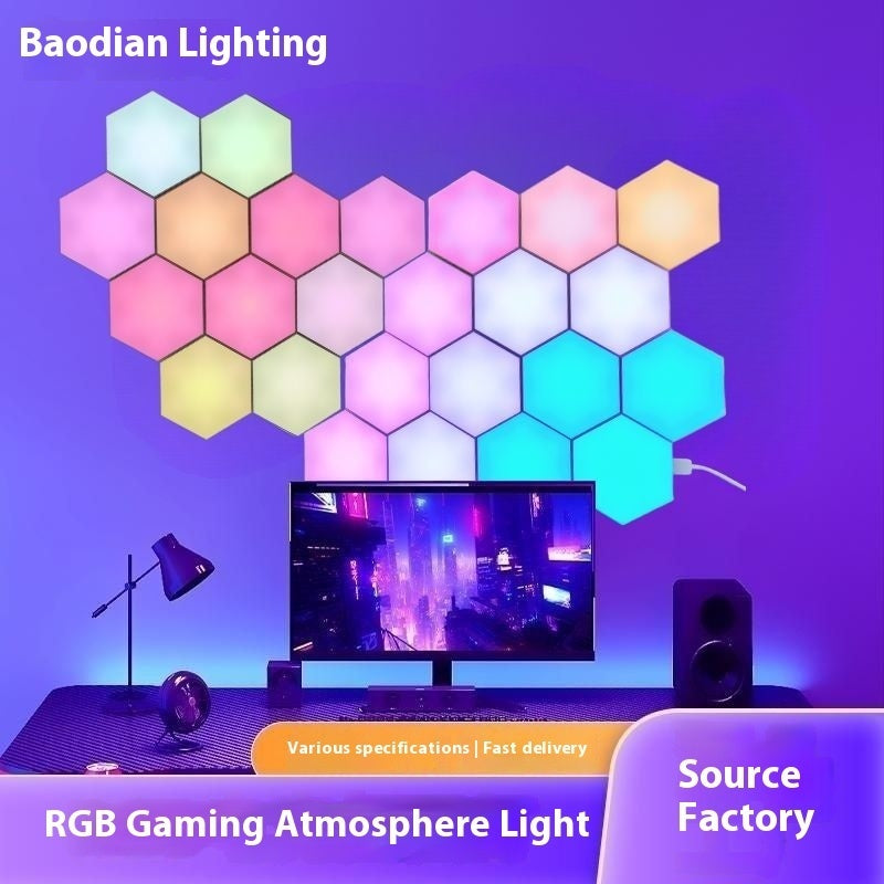 Fond Mur Quantum Esports Atmosphere Light Strange Light Board