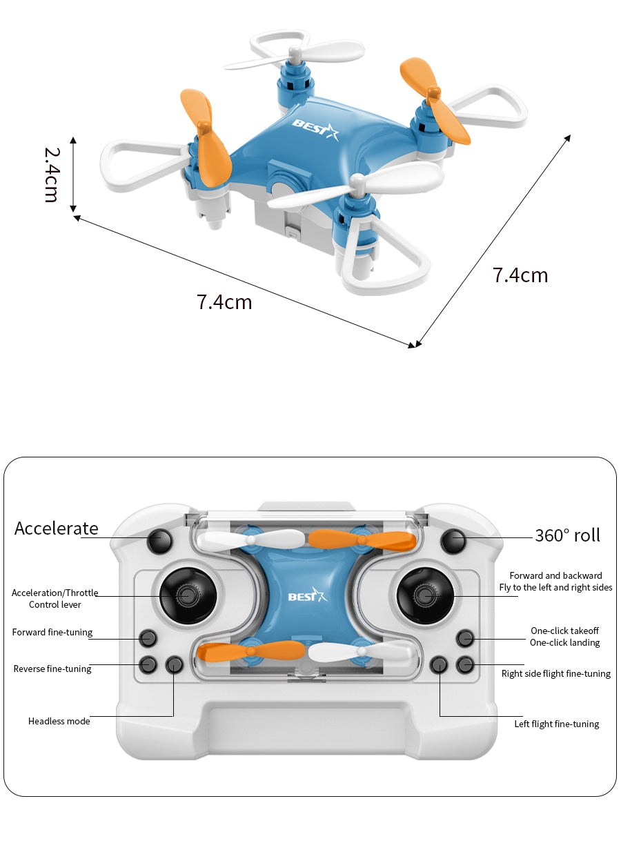 MINI - Bleu - Batterie unique