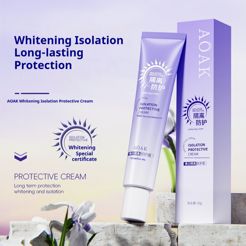 Crème de protection contre l'isolement blanchissant