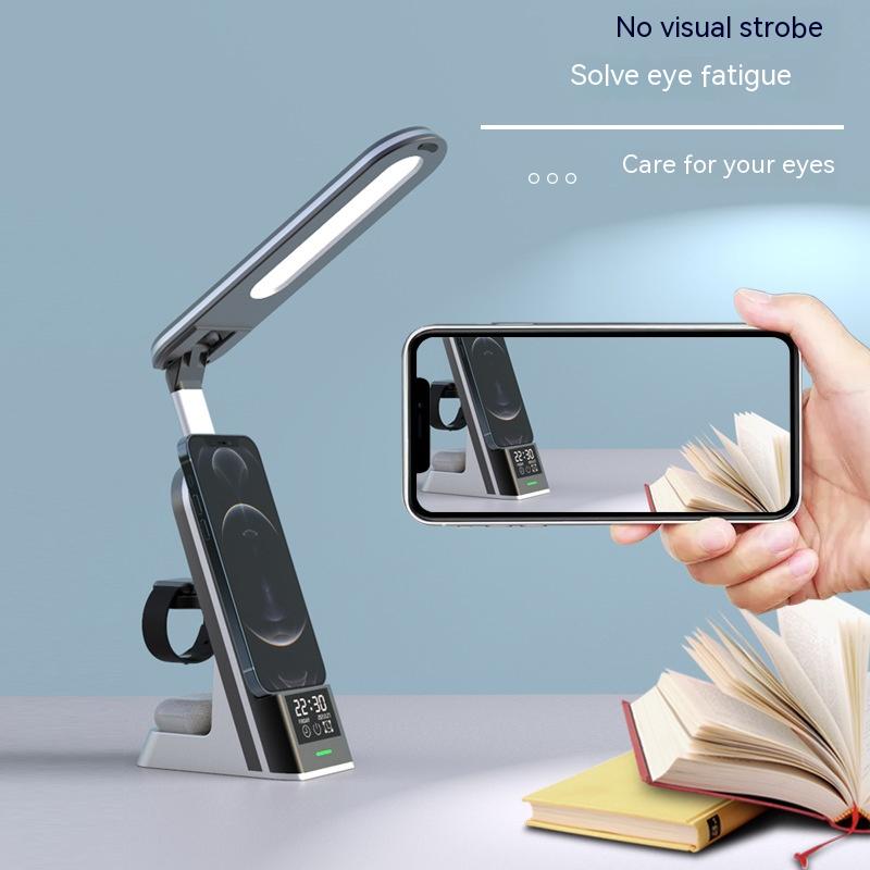 Chargeur sans fil multifonctionnel pour lampe de bureau créative