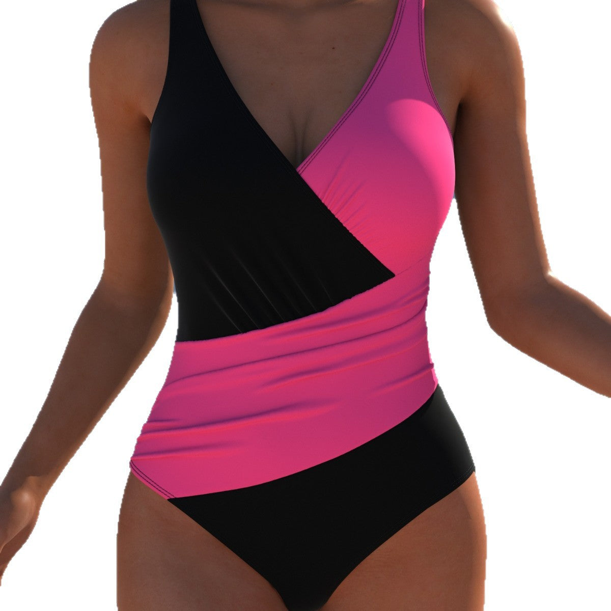 Femmes Une pièce Deep-V Sexy Strap maillot de bain