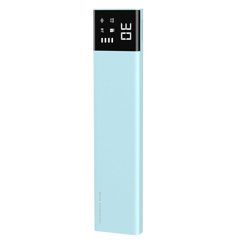 Haut-parleur Bluetooth blanc à conduction osseuse