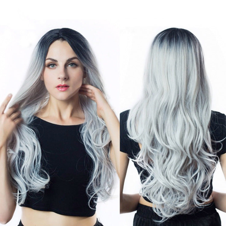 Perruque à cheveux bouclés de mode