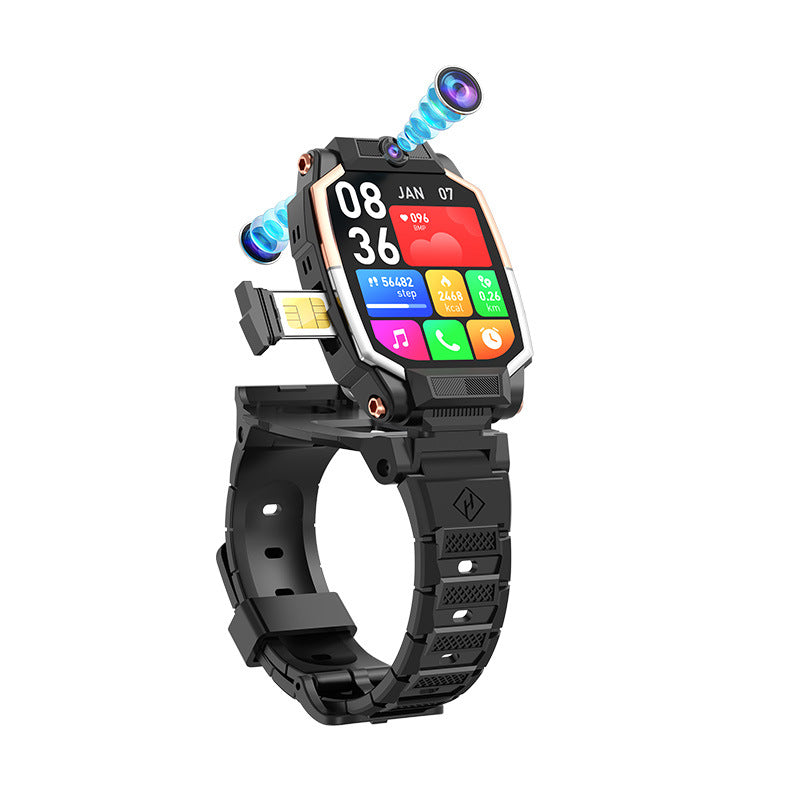 Montre téléphonique pour enfants avec double caméra tournante Et la vidéo HD appelant Smartwatch