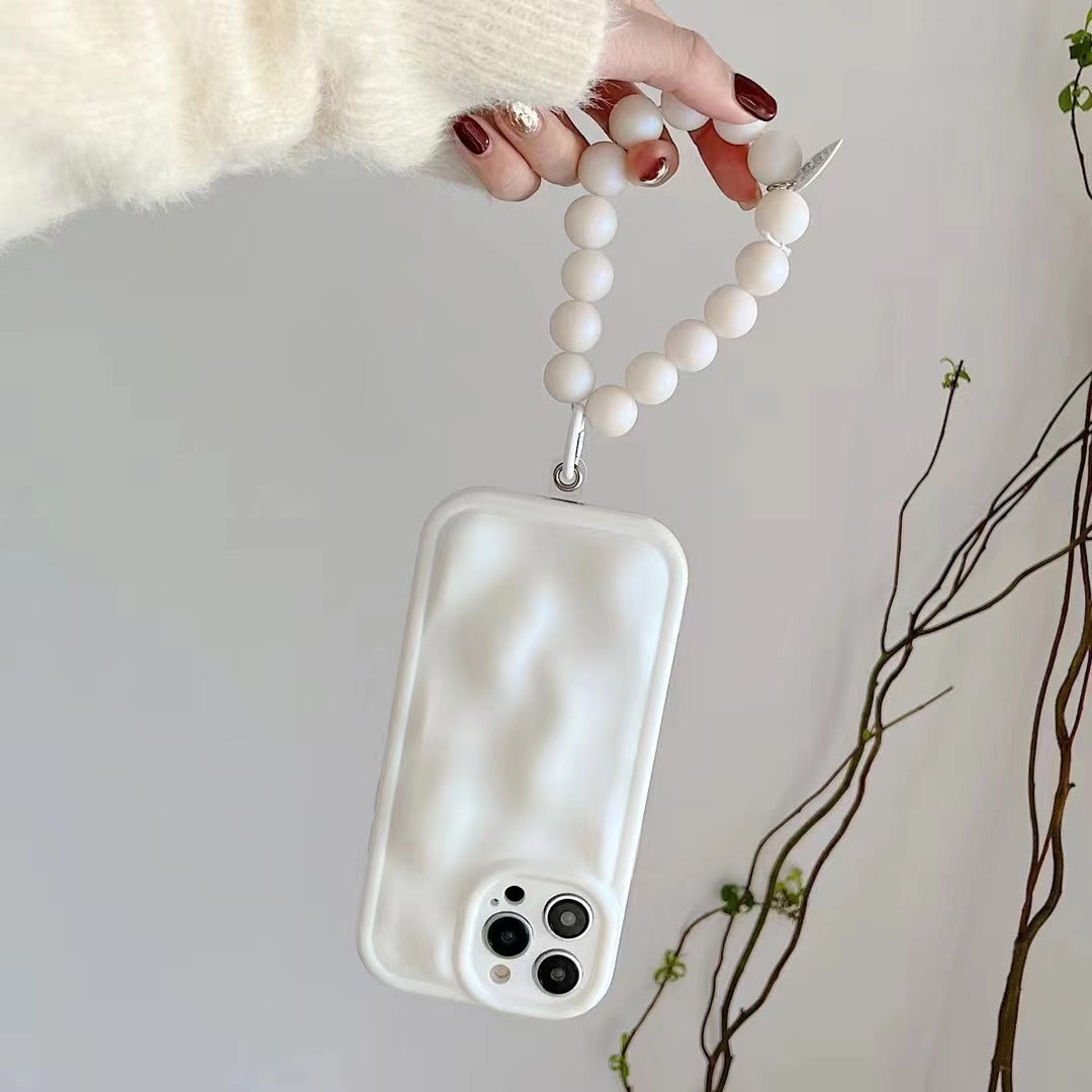 Cas simple de téléphone portable embarqué blanc