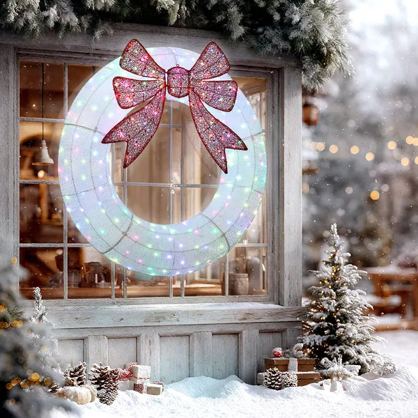 Wreath de Noël(Aucune expédition pour les week-ends)