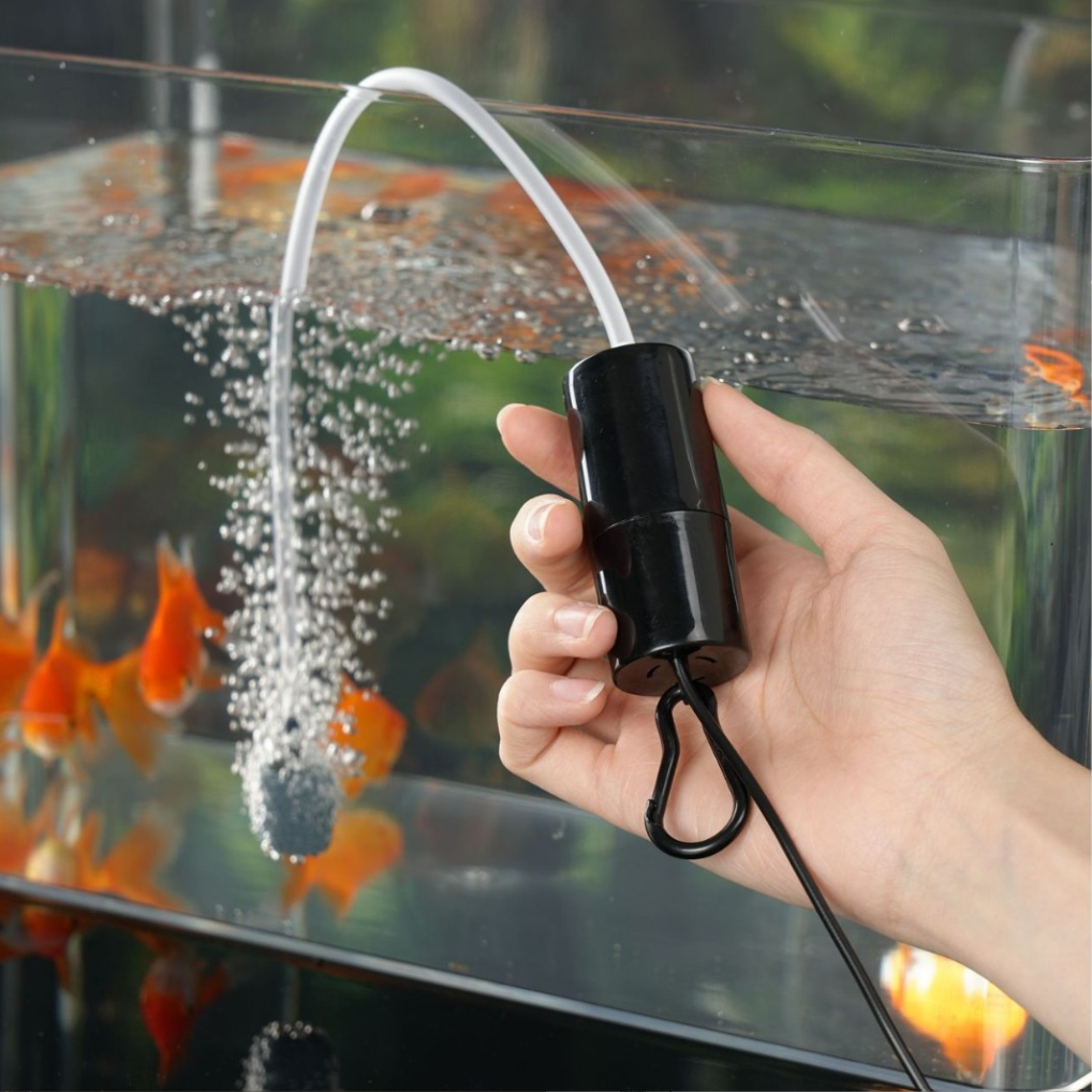 Pompe portative de réservoir de poisson USB à oxygène
