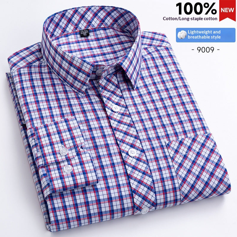 Hommes Plaid Shirt Fashionable Casual Shirt