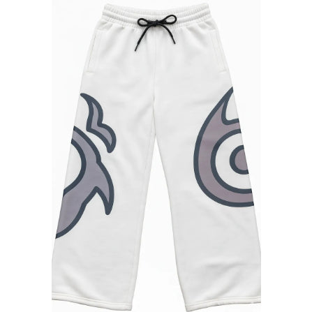 Pantalons de sport 3D à jambes larges