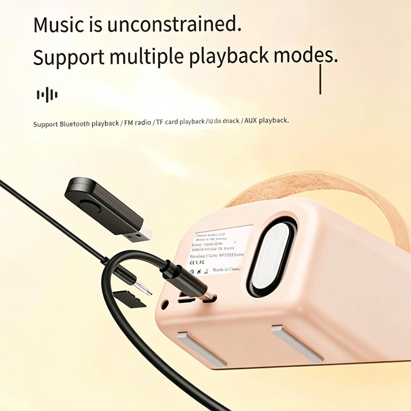 Mini machine de karaoké portable avec micros sans fil
