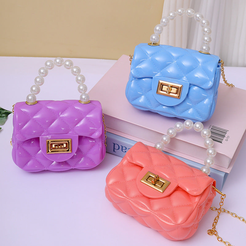 Sac candy à main Solid Color Strap à épaule unique