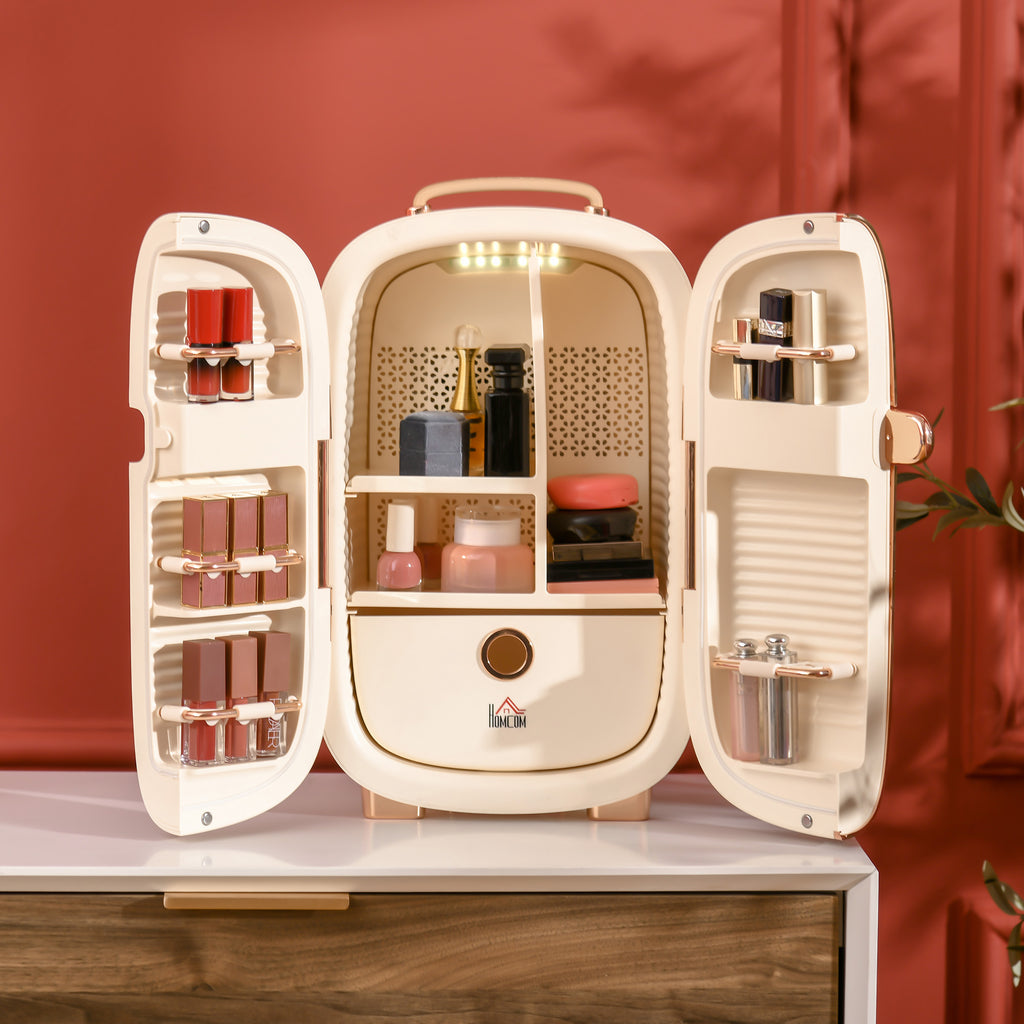 Portable Skincare Refrigerator with LED Display