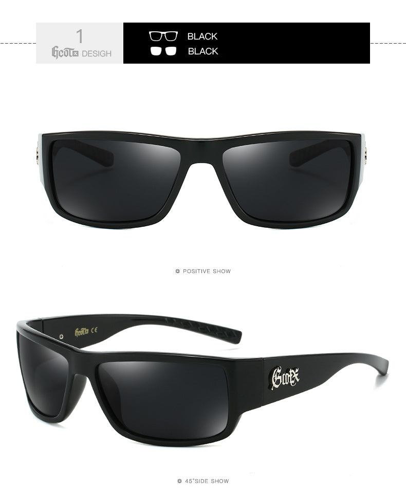 Lunettes de soleil Polarisées Hip-hop Fashion