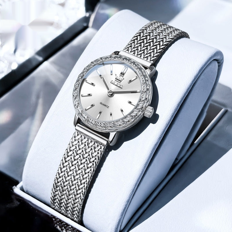 Vintage Fashion Square Quartz Montre avec Strass